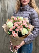 Букет цветов из:  Розы в Сяськелево