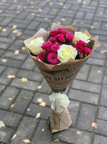 Букет цветов из: Розы в Сяськелево